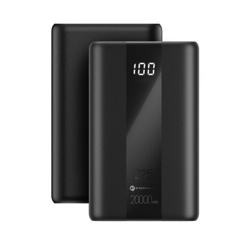 FORCELL F-ENERGY P20K2 Energo powerbank PD QC3.0 3A 22,5W 20000 mAh black – Bild 4