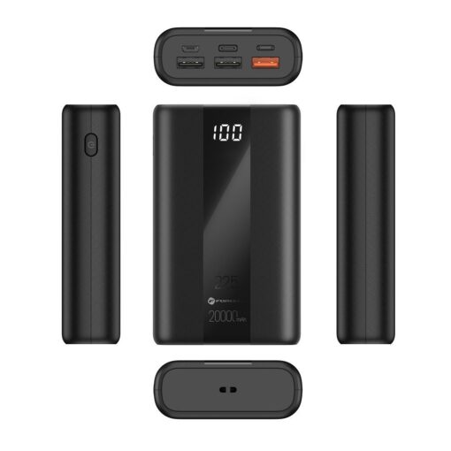 FORCELL F-ENERGY P20K2 Energo powerbank PD QC3.0 3A 22,5W 20000 mAh black – Bild 5