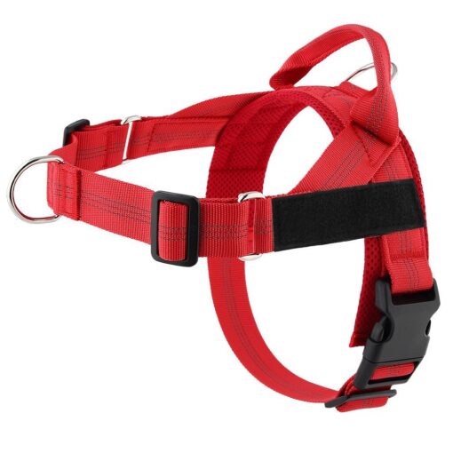 Dog harness OXFORD A size M red black – Bild 4