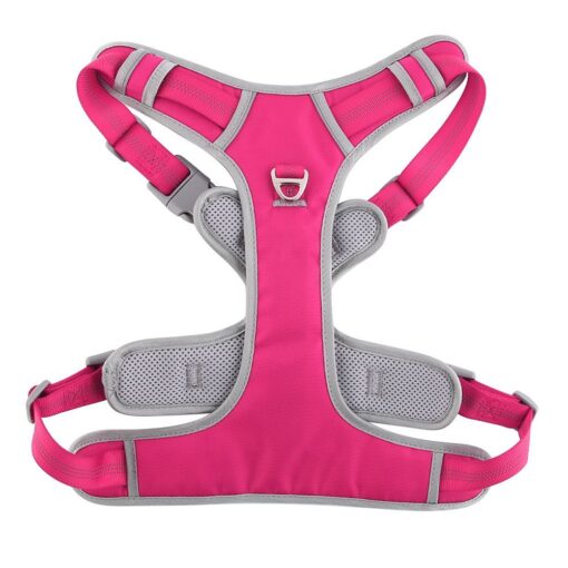 Dog harness OXFORD B size M pink grey – Bild 3
