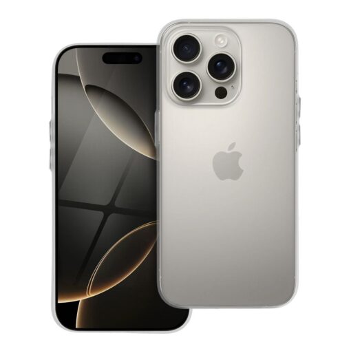 Case ULTRATHIN MATT for IPHONE 16e (SE 4 2025) transparent