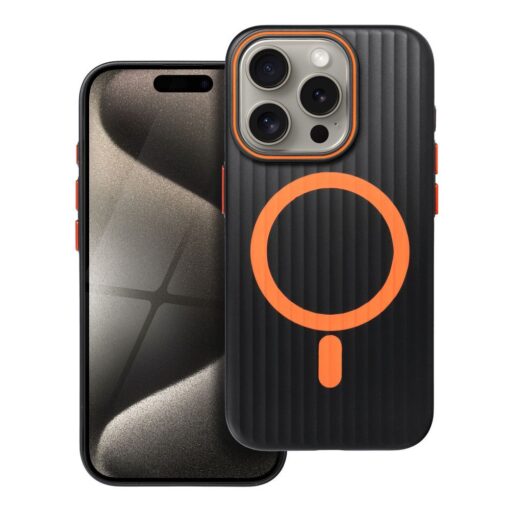 Case SIMPLY compatible with MagSafe for IPHONE 15 Pro titanium black