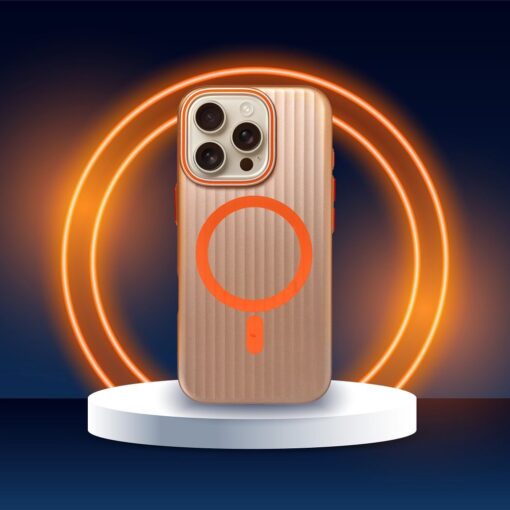 Case SIMPLY compatible with MagSafe for IPHONE 15 titanium desert – Bild 6