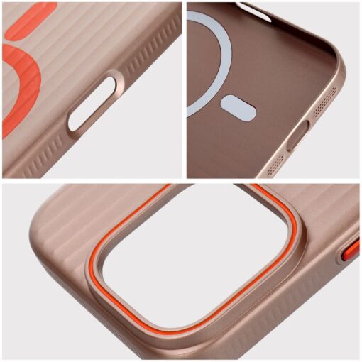 Case SIMPLY compatible with MagSafe for IPHONE 15 titanium desert – Bild 7