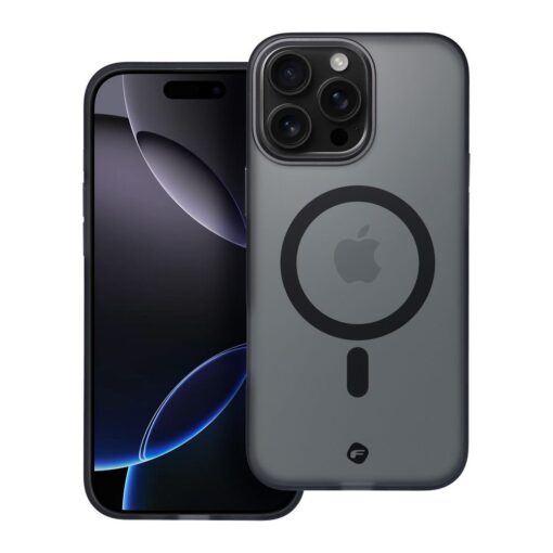 FORCELL F-PROTECT Levels, Dual Layer 4D technology, Military Drop-Test compatible with MagSafe for IPHONE 16 PRO MAX smoky black – Bild 3