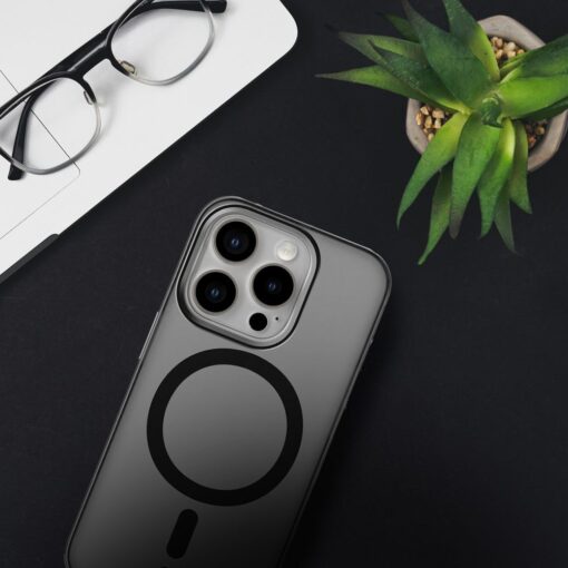 FORCELL F-PROTECT Levels, Dual Layer 4D technology, Military Drop-Test compatible with MagSafe for IPHONE 16 PRO MAX smoky black – Bild 9