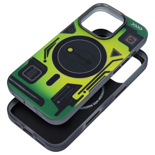 FORCELL F-PROTECT Levels with Dual Layer 4D technology, Military Drop-Test compatible with MagSafe for IPHONE 16 cyber green