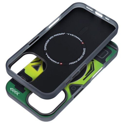 FORCELL F-PROTECT Levels with Dual Layer 4D technology, Military Drop-Test compatible with MagSafe for IPHONE 16 cyber green – Bild 8