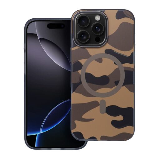 FORCELL F-PROTECT Levels with Dual Layer 4D technology, Military Drop-Test compatible with MagSafe for IPHONE 16 PRO MAX desert camo – Bild 5