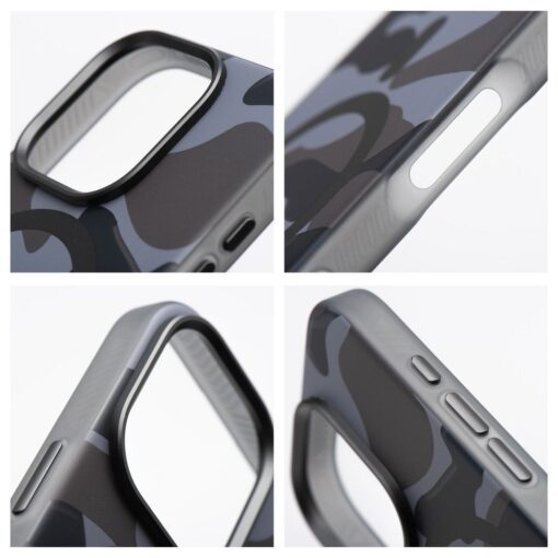 FORCELL F-PROTECT Levels with Dual Layer 4D technology, Military Drop-Test compatible with MagSafe for IPHONE 16 PLUS black camo – Bild 6