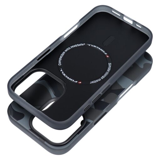 FORCELL F-PROTECT Levels with Dual Layer 4D technology, Military Drop-Test compatible with MagSafe for IPHONE 16 PLUS black camo – Bild 9