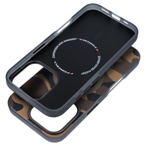 FORCELL F-PROTECT Levels with Dual Layer 4D technology, Military Drop-Test compatible with MagSafe for IPHONE 16 PLUS desert camo – Bild 4