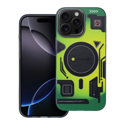 FORCELL F-PROTECT Levels with Dual Layer 4D technology, Military Drop-Test compatible with MagSafe for IPHONE 16 PRO MAX cyber green – Bild 5