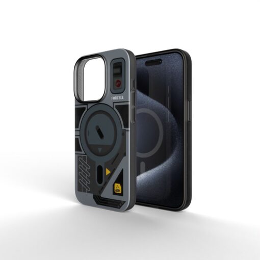 FORCELL F-PROTECT Levels with Dual Layer 4D technology, Military Drop-Test compatible with MagSafe for IPHONE 16 cyber grey – Bild 4