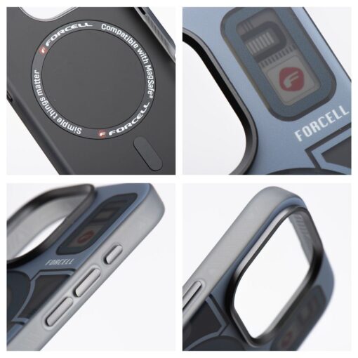 FORCELL F-PROTECT Levels with Dual Layer 4D technology, Military Drop-Test compatible with MagSafe for IPHONE 16 cyber grey – Bild 7