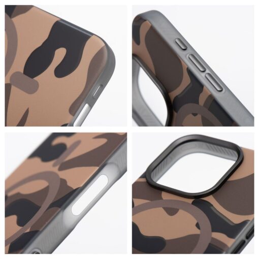 FORCELL F-PROTECT Levels with Dual Layer 4D technology, Military Drop-Test compatible with MagSafe for SAMSUNG S25 desert camo – Bild 5