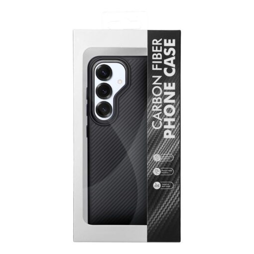 Carbon Elite Mag Cover compatible with MagSafe for SAMSUNG S25 black – Bild 7