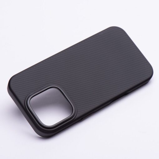 Carbon Elite Mag Cover compatible with MagSafe for IPHONE 16 PLUS black – Bild 7
