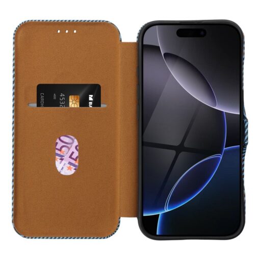 FOLIO Side Magnet book case for IPHONE 14 PRO MAX blue – Bild 4