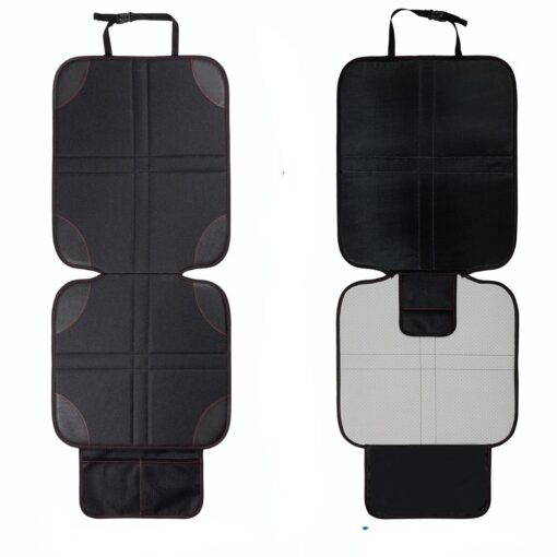 Protective mat for car seat with organizer black – Bild 6