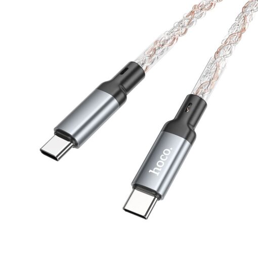 HOCO cable Type C to Type C 3A 60W U112 1 m gray – Bild 5