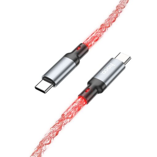 HOCO cable Type C to Type C 3A 60W U112 1 m gray – Bild 6