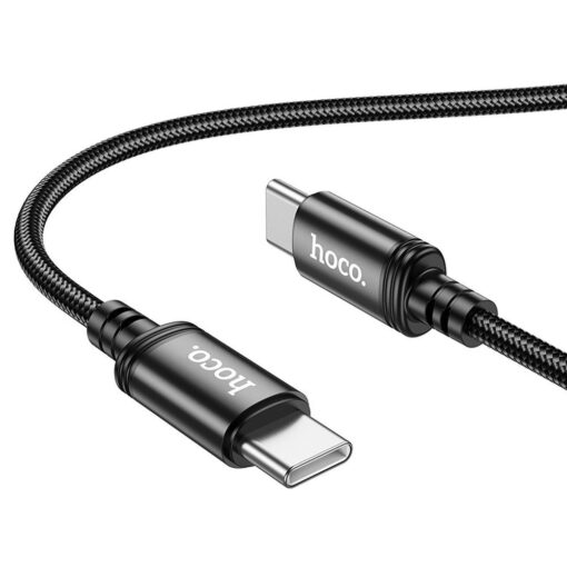 Cable USB C to USB C Hoco 3A 60W 2 m X89 black – Bild 3