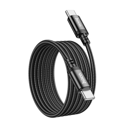 Cable USB C to USB C Hoco 3A 60W 2 m X89 black – Bild 8