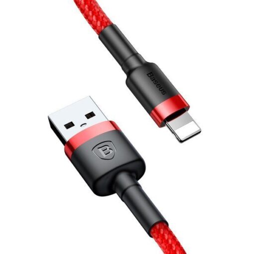 BASEUS kabel USB Cafule Lightning 1,5A 2 metr red CALKLF-C09 – Bild 5