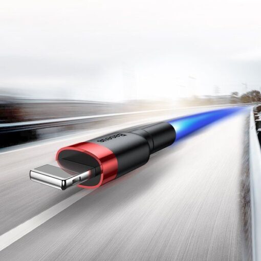 BASEUS kabel USB Cafule Lightning 1,5A 2 metr red CALKLF-C09 – Bild 10