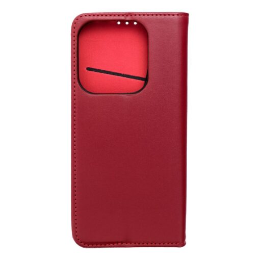 SMART PRO Book leather case for XIAOMI Redmi Note 14 4G (GLOBAL - 164,84mm x 78,15mm x 8,16mm) claret – Bild 11