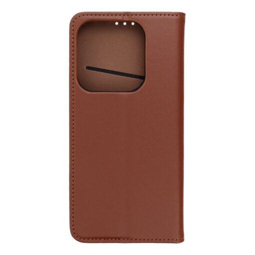 SMART PRO Book leather case for XIAOMI Redmi Note 14 4G (GLOBAL - 164,84mm x 78,15mm x 8,16mm) brown – Bild 13