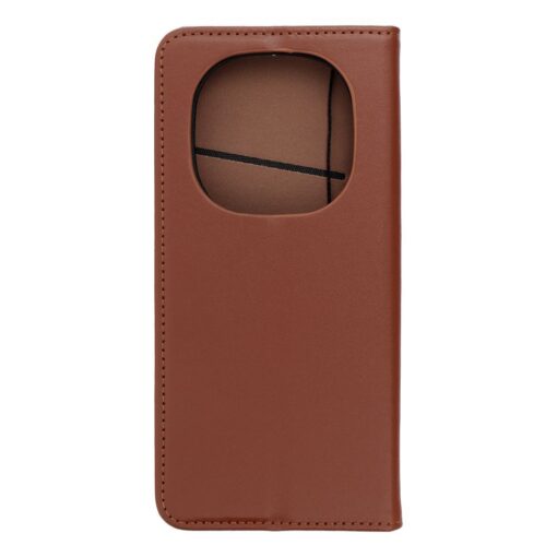 SMART PRO Book leather case for XIAOMI Redmi Note 14 PRO 4G brown – Bild 13