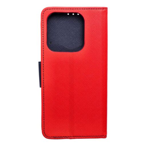 Fancy Book Holster für XIAOMI Redmi NOTE 14 4G rot / marineblau – Bild 11