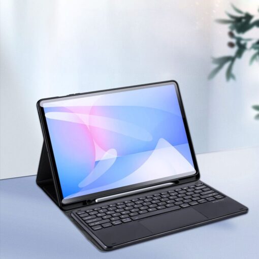 DUX DUCIS case TK foldable with Wireless Keyboard for SAMSUNG Tab S10 FE Plus black – Bild 4
