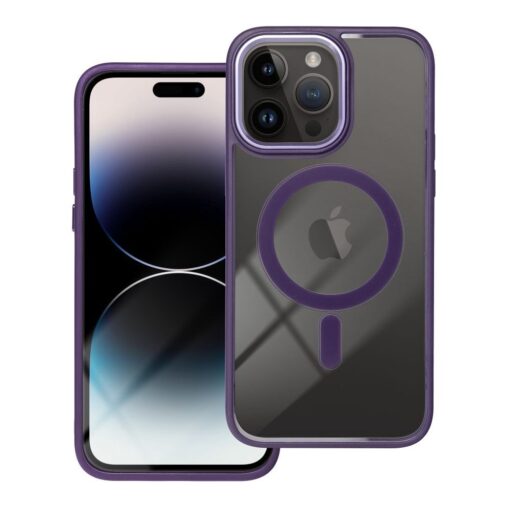 COLOR EDGE MAG COVER case compatible with MagSafe for IPHONE 17 Air deep purple – Bild 3