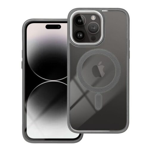 COLOR EDGE MAG COVER case compatible with MagSafe for IPHONE 17 Pro titatnium grey – Bild 3