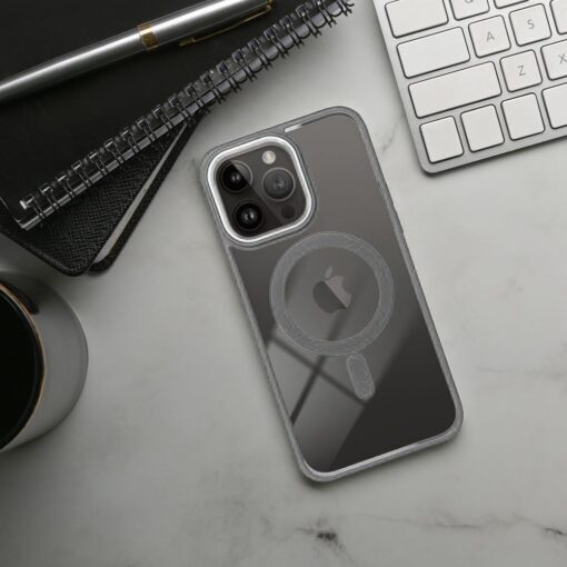 COLOR EDGE MAG COVER case compatible with MagSafe for IPHONE 17 Pro titatnium grey – Bild 6
