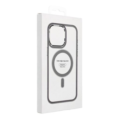 COLOR EDGE MAG COVER case compatible with MagSafe for IPHONE 17 Pro titatnium grey – Bild 7