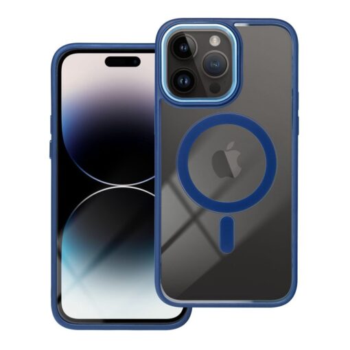 COLOR EDGE MAG COVER kompatibel mit MagSafe für IPHONE 17 Pro blau – Bild 3