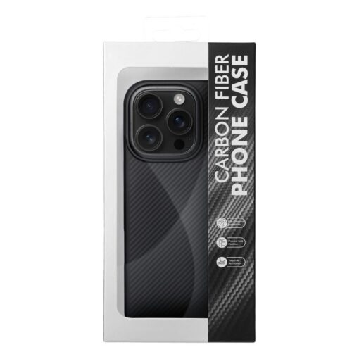 Carbon Elite Mag Cover compatible with MagSafe for IPHONE 17 PRO MAX black – Bild 7
