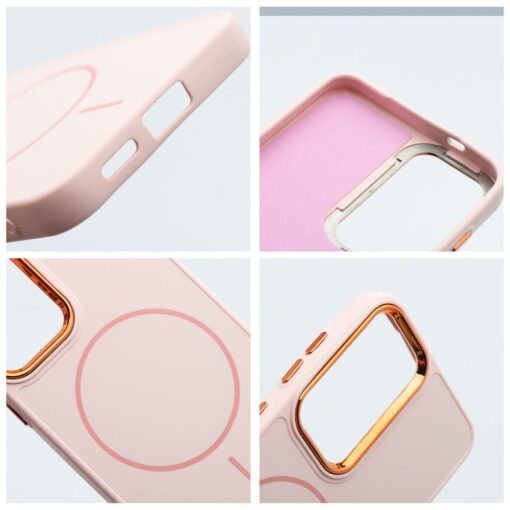 FRAME MAG COVER Case compatible with MagSafe for SAMSUNG A16 powder pink – Bild 3