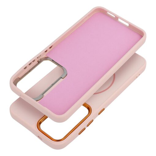 FRAME MAG COVER Case compatible with MagSafe for SAMSUNG A16 powder pink – Bild 5
