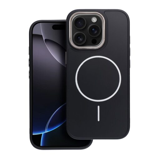 FRAME MAG COVER Case compatible with MagSafe for IPHONE 12 MINI black