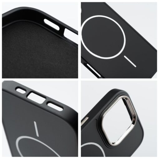 FRAME MAG COVER Case compatible with MagSafe for IPHONE 12 MINI black – Bild 3