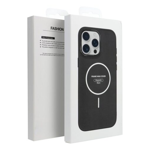 FRAME MAG COVER Case compatible with MagSafe for IPHONE 12 MINI black – Bild 6