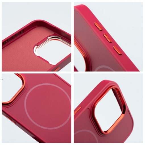 FRAME MAG COVER Case compatible with MagSafe for IPHONE 12 magenta – Bild 3