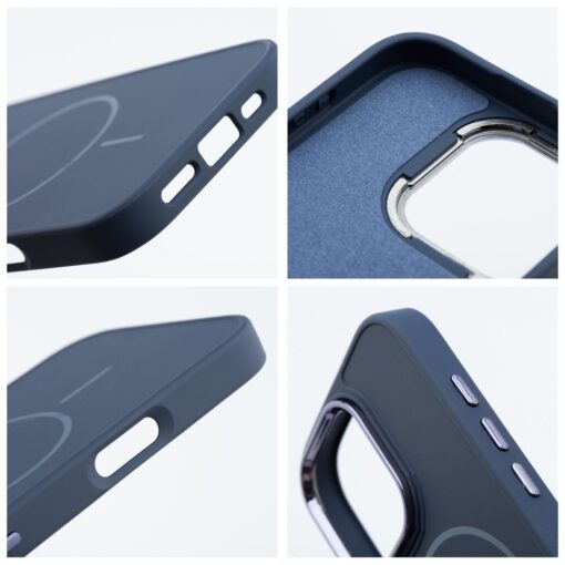 FRAME MAG COVER Case compatible with MagSafe for IPHONE 11 navy blue – Bild 3