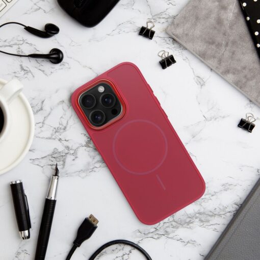 FRAME MAG COVER Case compatible with MagSafe for IPHONE 12 PRO magenta – Bild 4