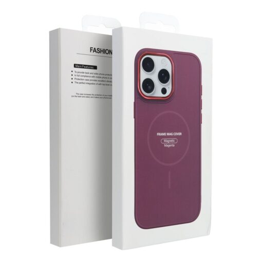 FRAME MAG COVER Case compatible with MagSafe for IPHONE 12 PRO magenta – Bild 6